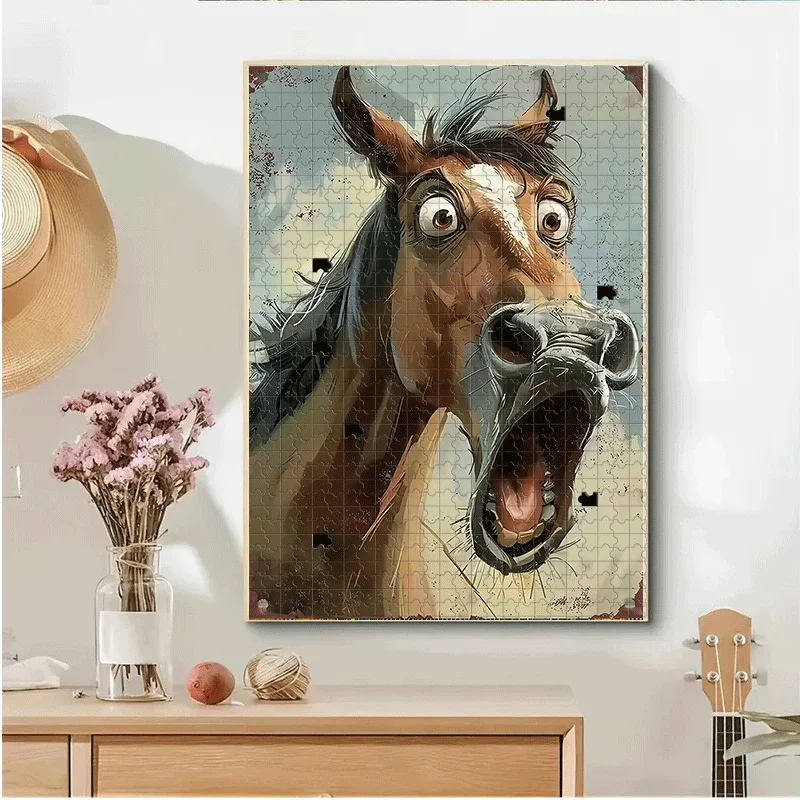 Puzzle per adulti da 500 pezzi/1000 pezzi - Gioco interattivo per famiglie, Interazione dei compagni universitari - Sfida cerebrale, Decorazioni per la casa, Educativi