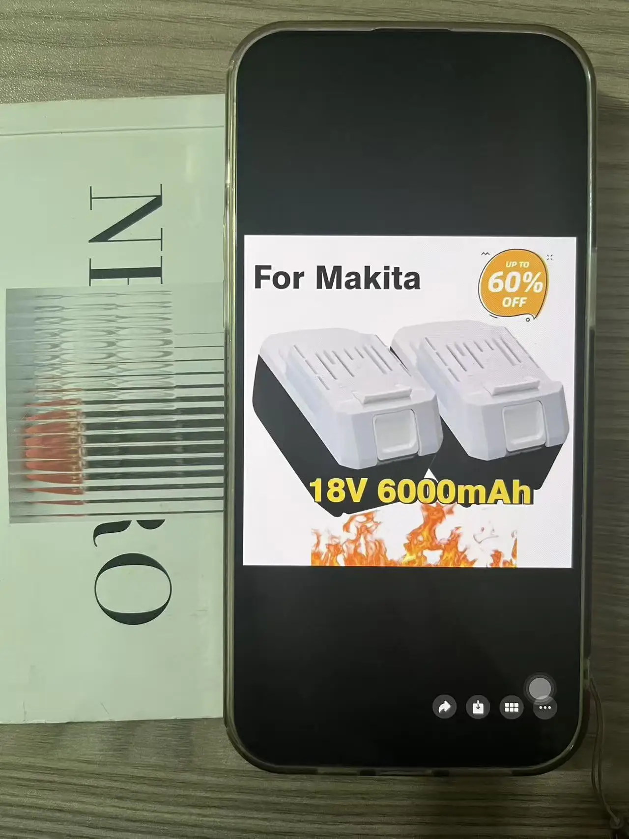 

Аккумулятор 18 В BL1813G 6000 мАч для серии BL1811G BL1815G BL1820G, замена для дрели Makita HP457D, ударный шуруповерт DF457D JV183D