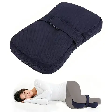 1 Piece Knee Pillow Ergonomic Side Pillow For Side Sleepers Back Legs Hips Joints Pregnancy Sciatic Neuralgia  Relief
