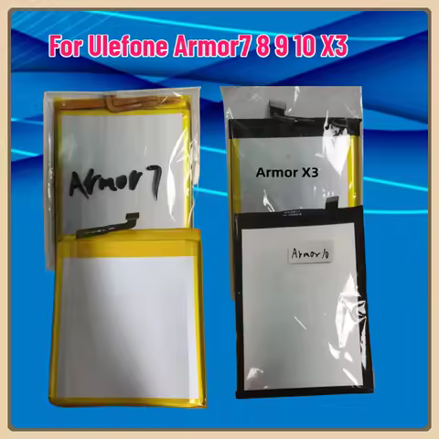 Replacement Battery for Ulefone Armor7 8 9 10 X3 Mobile Phone Battery