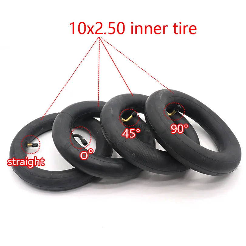 10 Inch Inner Tube 10X2.50 10x3.0 255x80 Electric Scooter Inner Tire for Zero 10x KUGOO M4 PRO Electric Scooter Tire Accessories