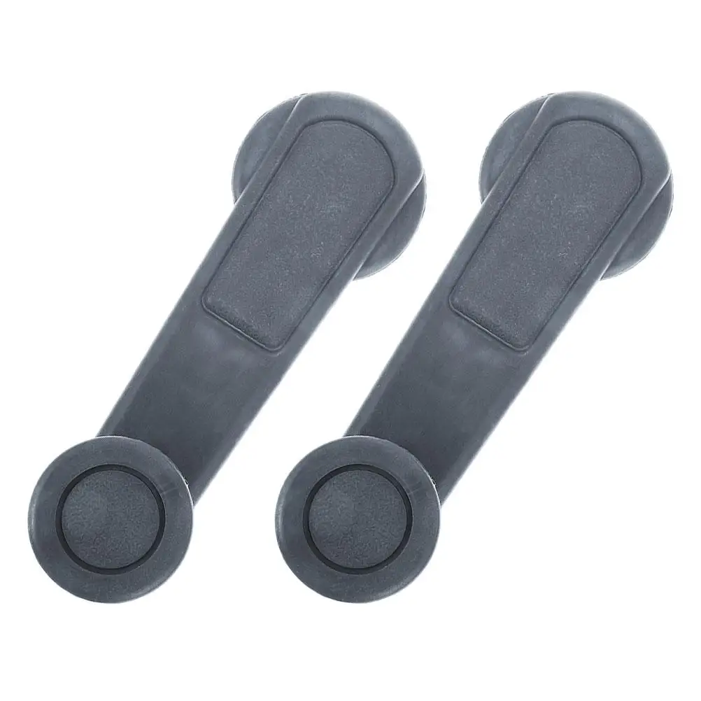 

2 Pcs Wagon Door Window Winder Lift Handle Car Replace Riser Light Grey Crank Baby