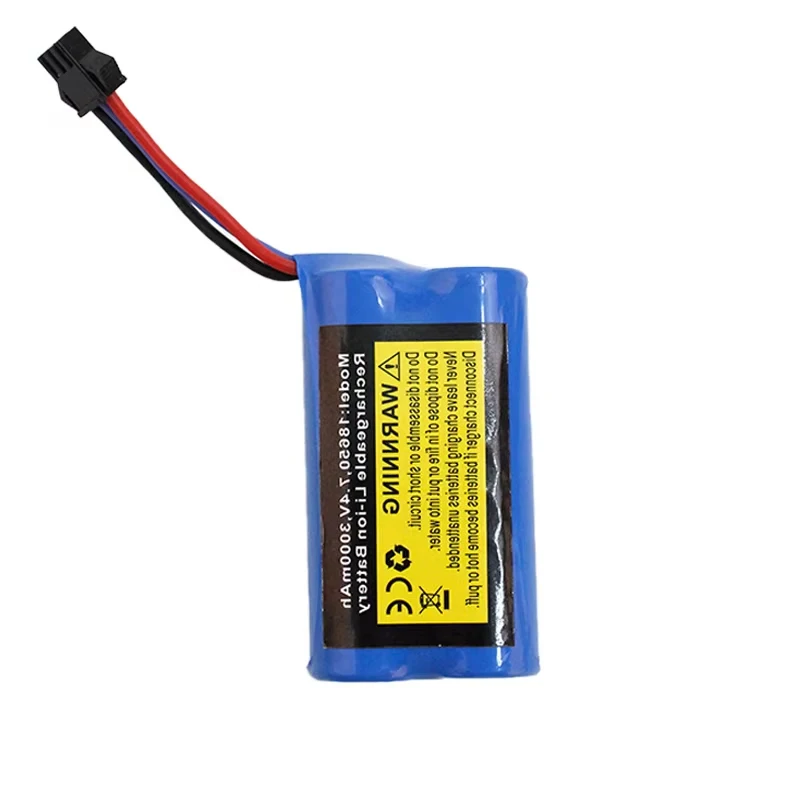 Für MN82, MN82S, MN99S, MN168, MN128, MN78 RC-Zubehör, Batterieladegerät, 3000 mAh 7,4 V Lithium-Batterieteile mit großer Kapazität