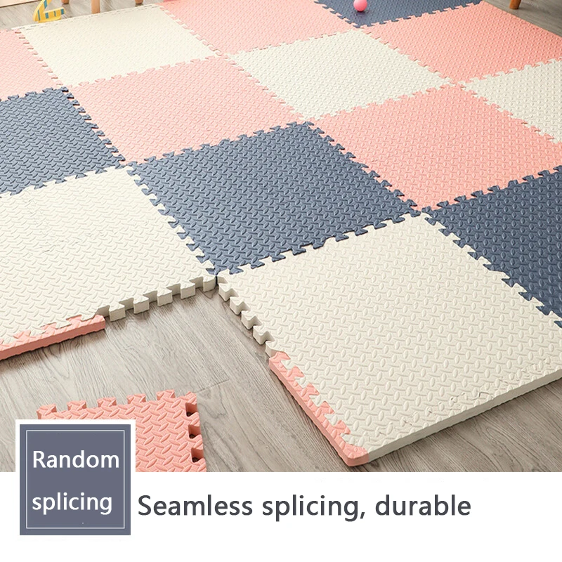 Tapis de sécurité démontable sans odeur, 16 pièces, tapis de jeu en mousse pour chambre de bébé, tapis de jeu pour enfants