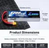 Zeee-lipo 3s fpvドローンバッテリー,xt60コネクター,rcカー,ボート,飛行機モデル,rcパーツ,11.1v,120c,5200mah,152mm 2