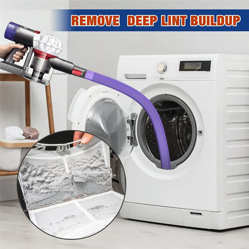 YWDZ-Dryer Vent Cleaning Kit For Shark NV350,NV351,NV352,NV355, NV356, NV357 NV Series Vacuum Dryer Lint Vacuum Crevice Tool Dur