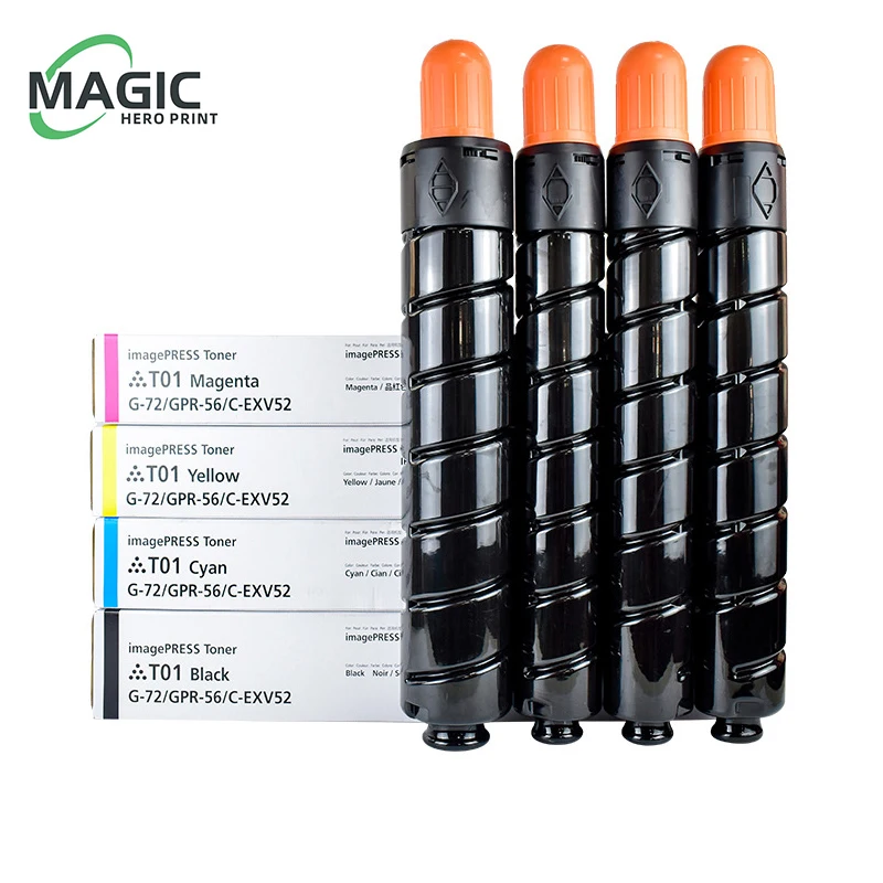 T01 T07 NPG72 Color Toner Cartridge for Canon IPR C65 C60 C600 C650 C700 C750 C800 C850 DX C7770i C7780i C7765i C7260 C7270 7280