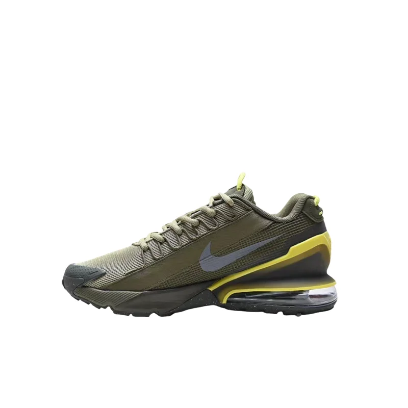 حذاء الجري Nike Air Max Pulse Sport Fashion ماص للصدمات ومقاوم للتآكل ومنخفض القطع للرجال باللونين الأزرق والأبيض