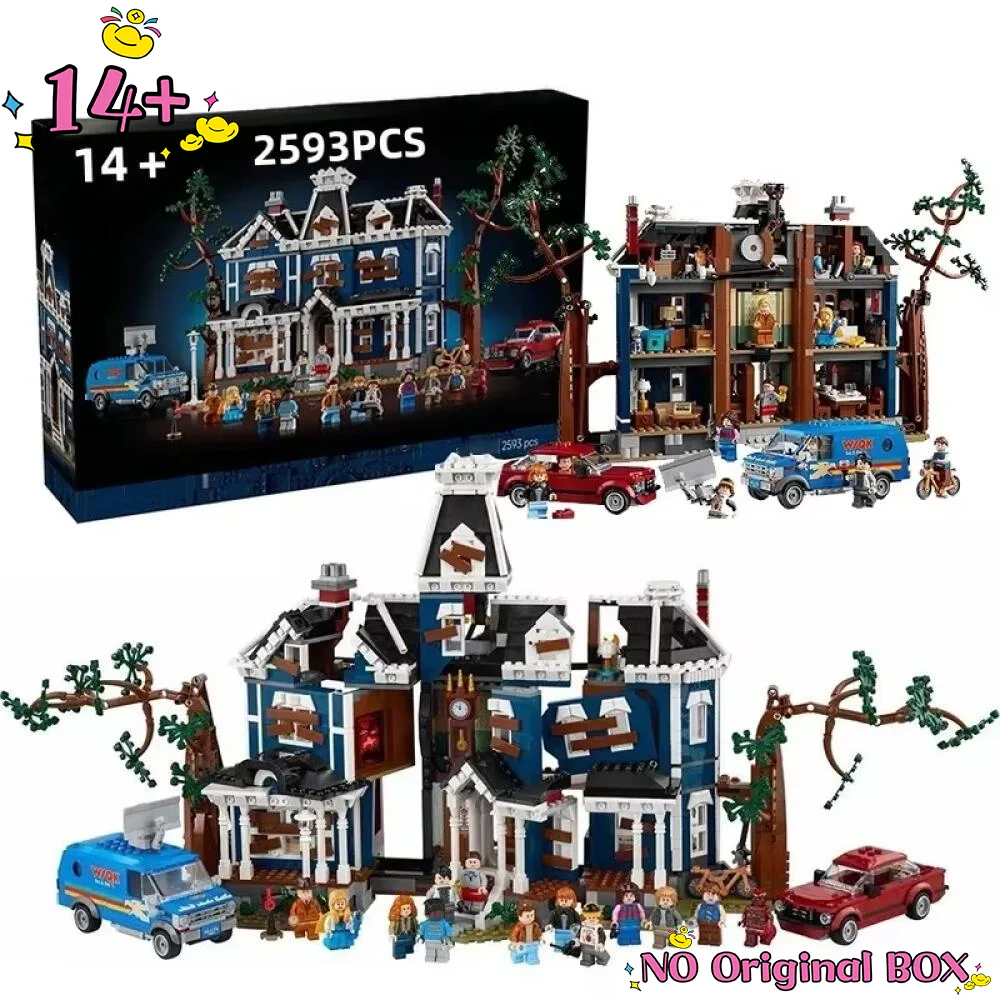 

Новинка 2026: Конструктор «Дом Крила» по мотивам сериала «Очень странные дела», архитектурная модель, набор для сборки, украшение, 11370, подарок на день рождения для детей