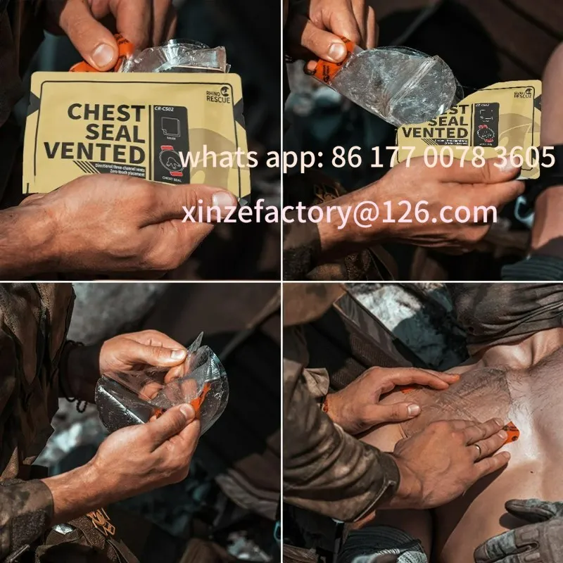 Customizable Refill Supplies, Rhino Rescue Trauma Kit,Combat Survival Gear Medical Kit,Tactical for Emergency First Aid