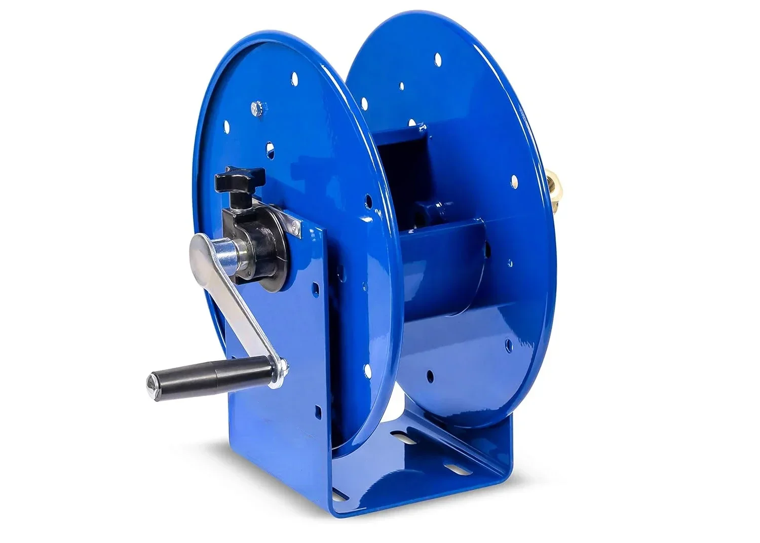 112-3-50 Compact Hand Crank Steel Hose Reel - 4,000 PSI - Holds 3/8