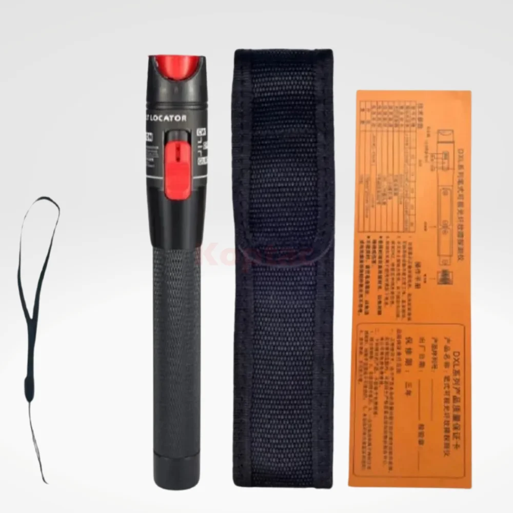 50mw Visual Fault Locator, FTTH Fiber Optic Cable Tester 50KM Range VFL Fiber Optic Tester Pen Red Laser Optical Fiberlight 50KM