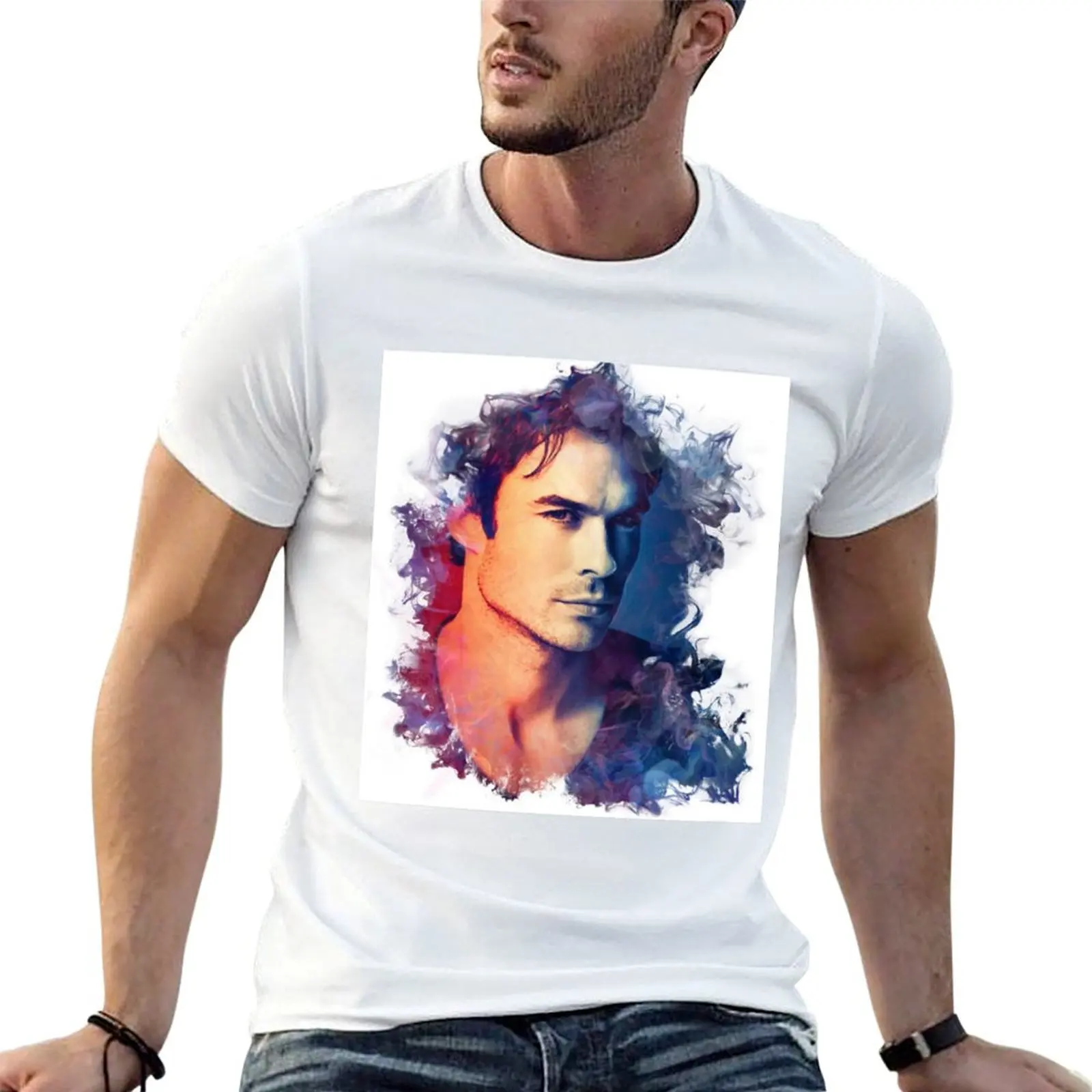 

ian somerhalder T-Shirt man tshirt man t shirt heavy cotton T-Shirt
