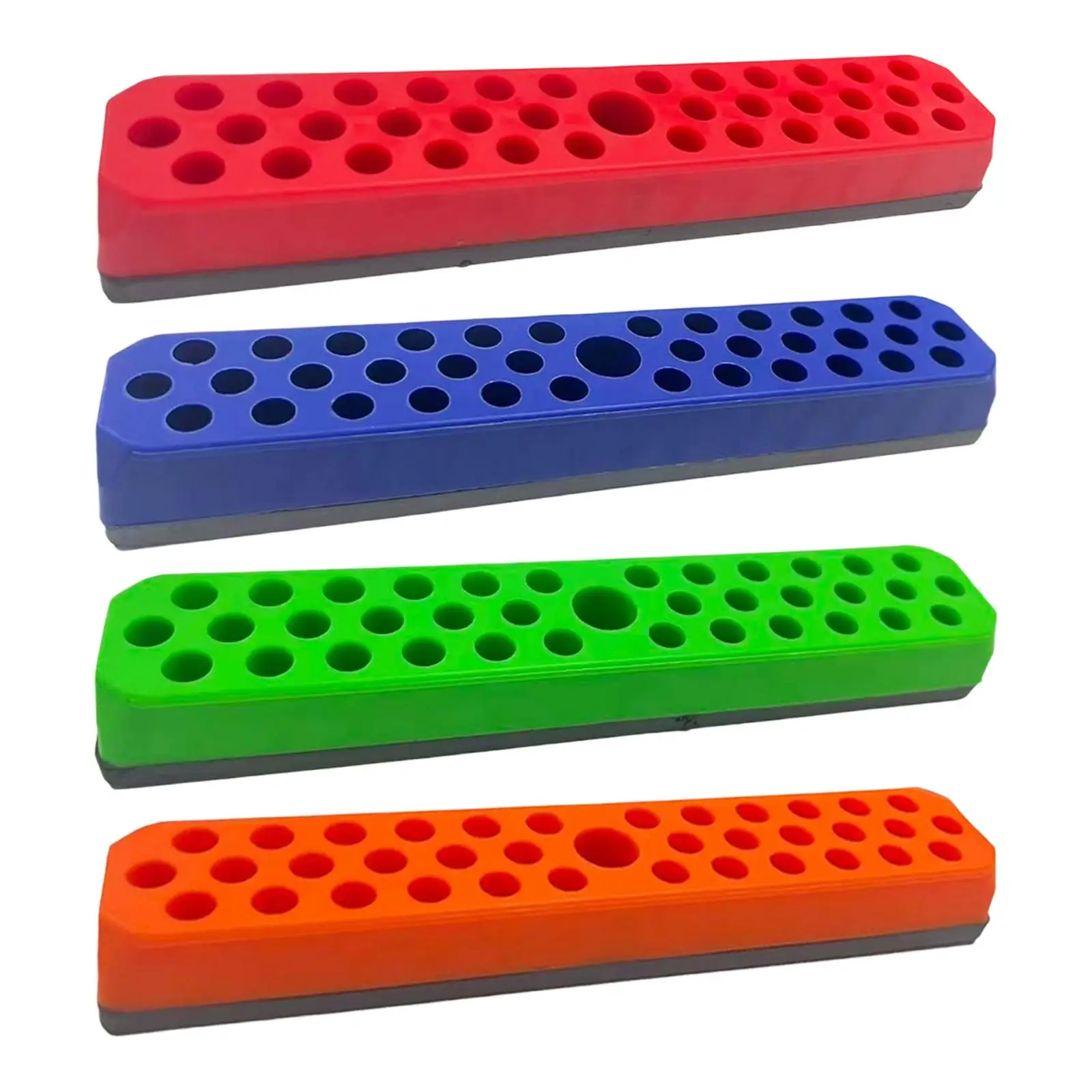 Scaffale portaoggetti porta punte esagonale a 43 fori Organizzatore di classificazione portatile stabile Organizzatore di punte per cacciavite per banchi da lavoro a casa