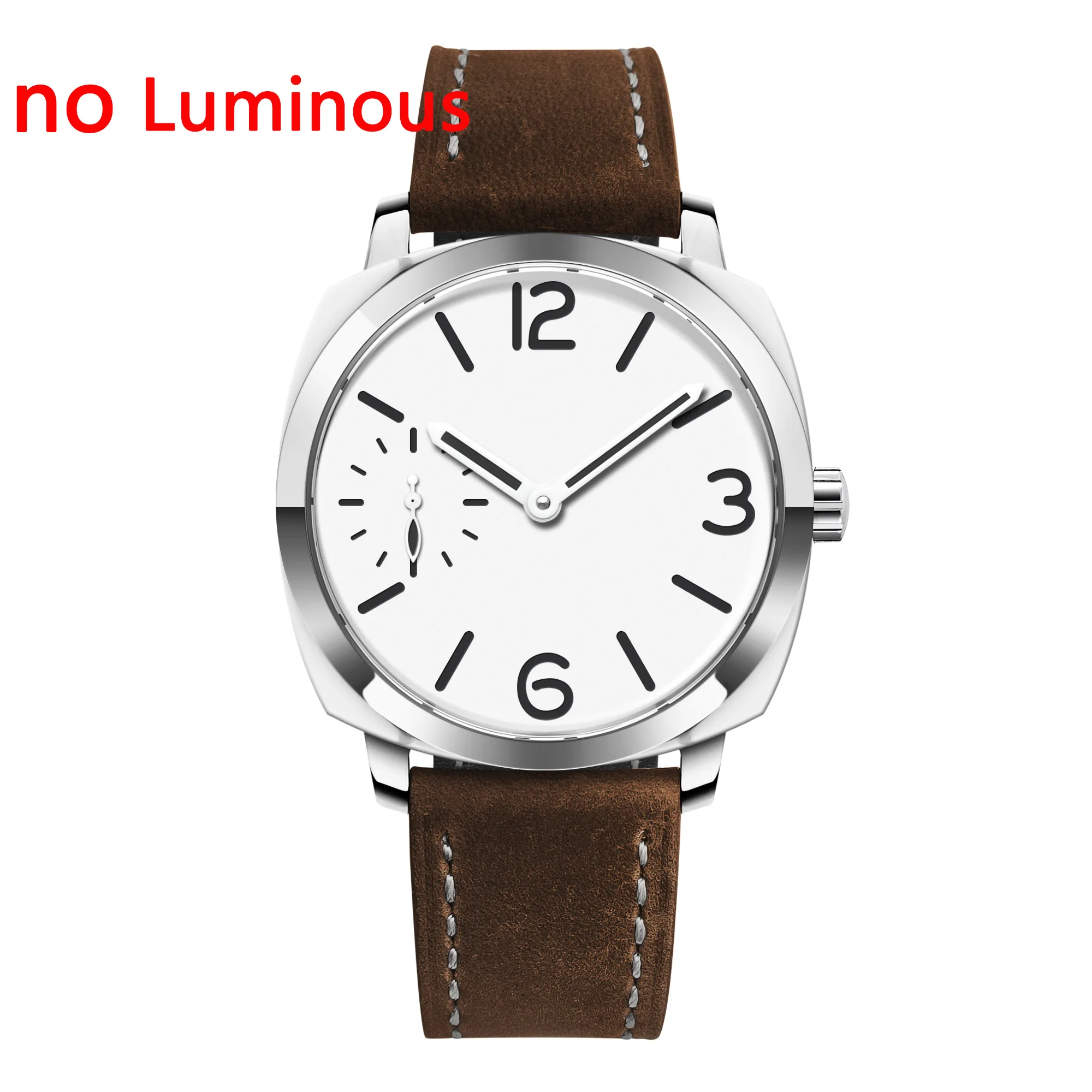 42mm Corgeut horloge modieus st3600 of ST3601, populaire verkoop, saffierglas, herenhorloge, handmatig mechanisch horloge
