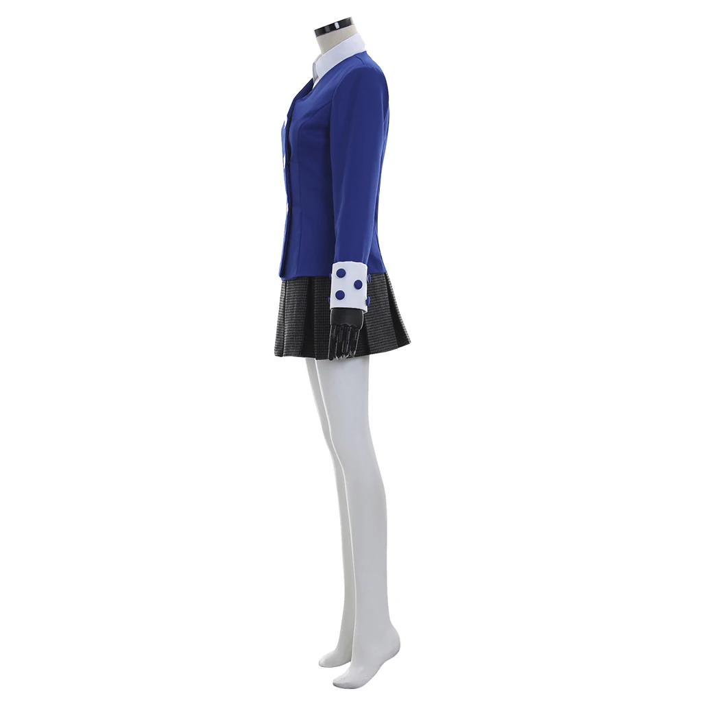 أزياء روك فيرونيكا سوير الموسيقية التأثيرية فستان المدرسة الأزرق فيرونيكا سوير للنساء ملابس الهالوين