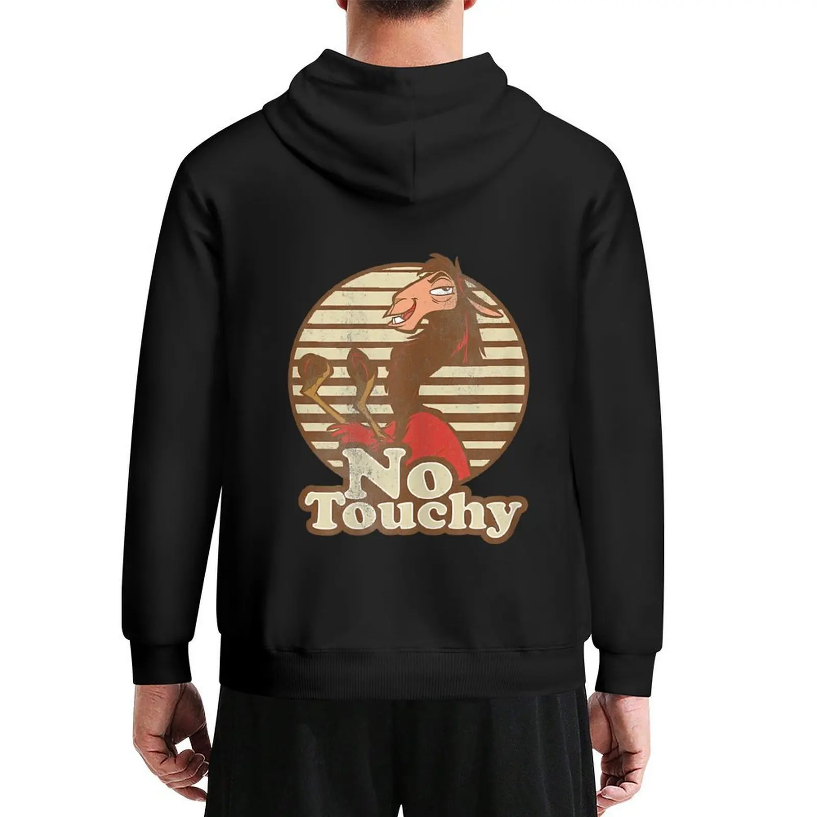 

Emperor's New Groove Kuzco Llama No Touchy Hoodie men wear fashion men men's clothing hoodie man