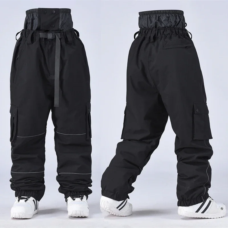 Outdoor Soport Woman Ski Trousers Winter Winproof Men Snowboard Pants Mountain Loose Male Snow Clothes Waterproof Snowpants