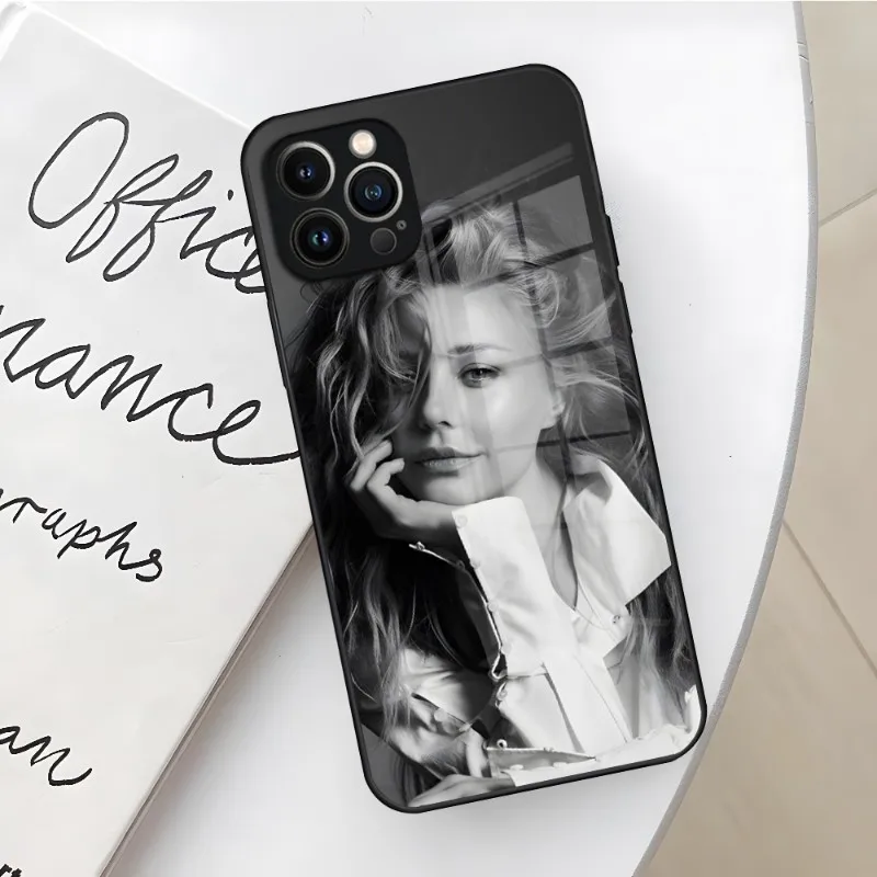 Movie Actor Cate Blanchett Phone Case For Iphone 14 13 12 11 Pro Max Mini X Xr Xs 8 7 Puls 6 Toughened Glass