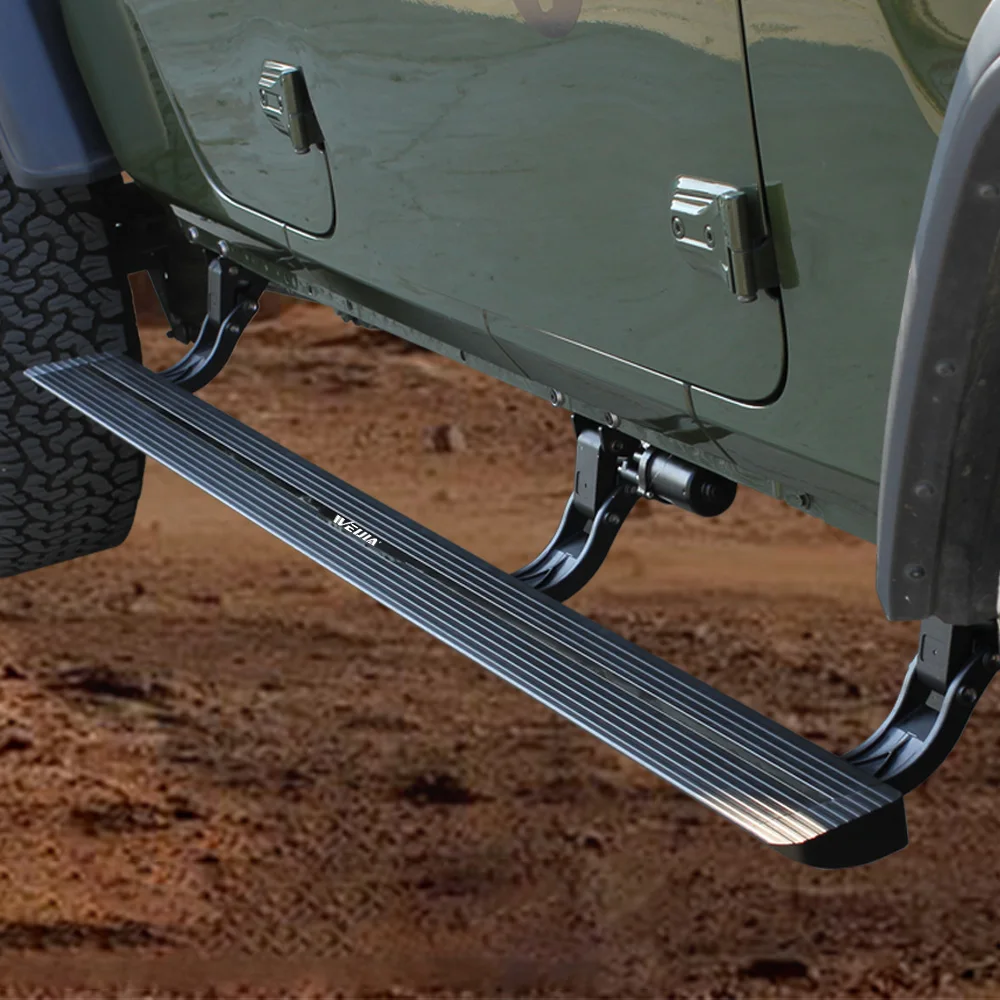 

Hot Sale For 2022+ Jeep Gladiator Power Step Aluminum Alloy Running Boards for 2018+ Wrangler JL Models
