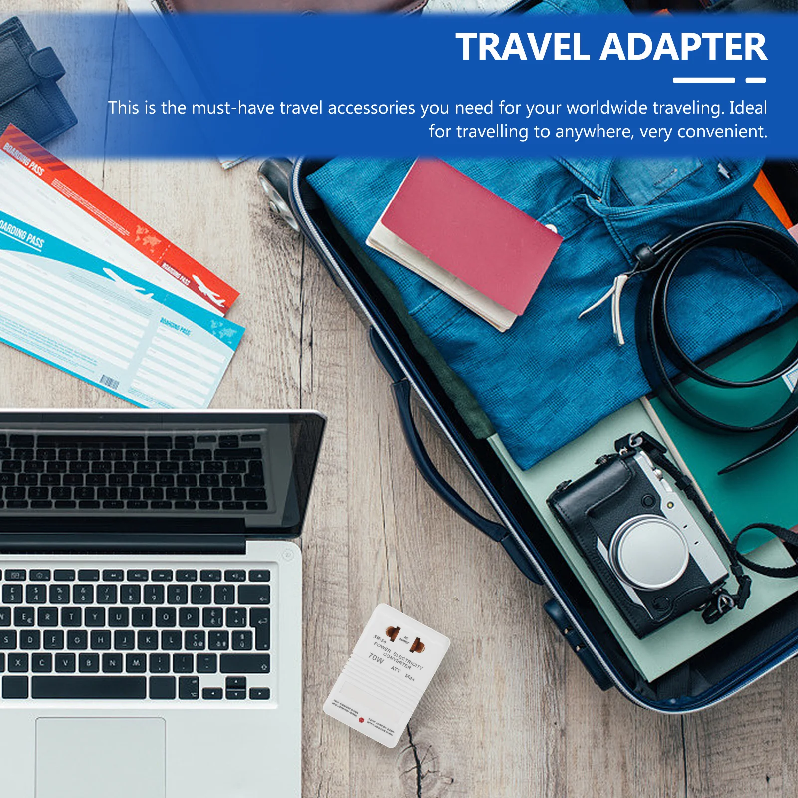 

Universal Adapter 220V to 110V 70W Voltage Converter Step-Up Down Converter Adapter Compatible