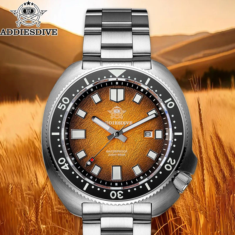 

ADDIESDIVE Men Watch Sapphire Glass BWG9 Ultra-Bright Luminous 200m Waterproof Wristwatch Japan 2115 Luxury Quartz Watches