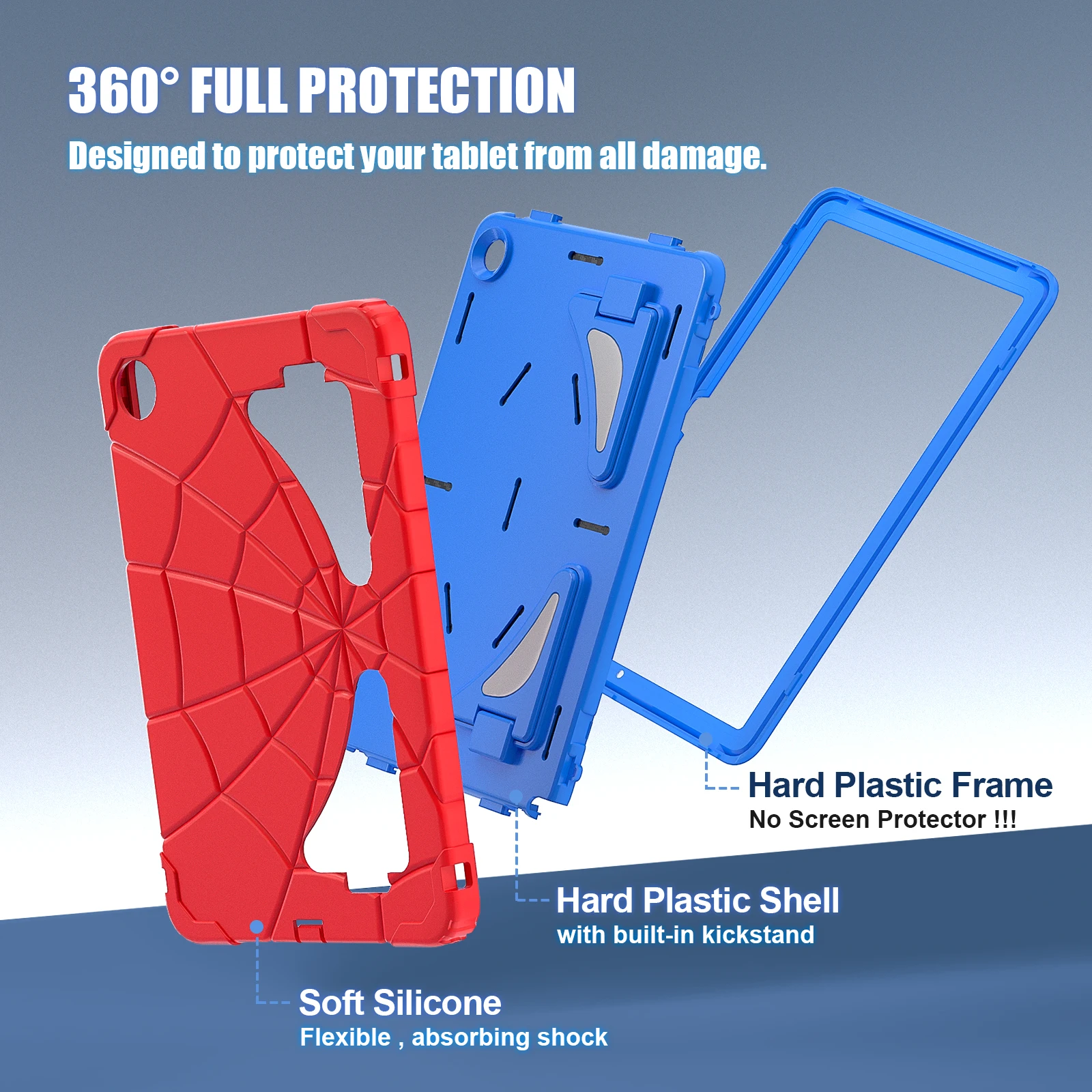 Kids Rugged Case For Samsung Galaxy Tab A11 A9 Plus 11.0 inch SM-X310 X315 X230 X235 X236B X210 SM-X215 X216B Stand Hybrid Cover