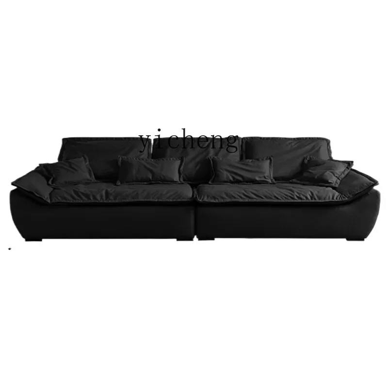 x4 minimalist living room galleon ultra-wide seat deep technology cloth straight row down simple fabric sofa