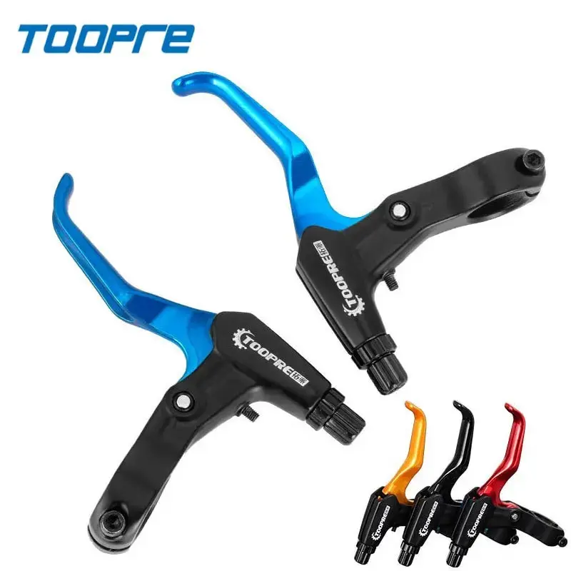 1 Pair Super Iight Aluminum Alloy Mountain Bike Brake Lever With Bell V-Brake Bicycle Parts Bicycle Accessories