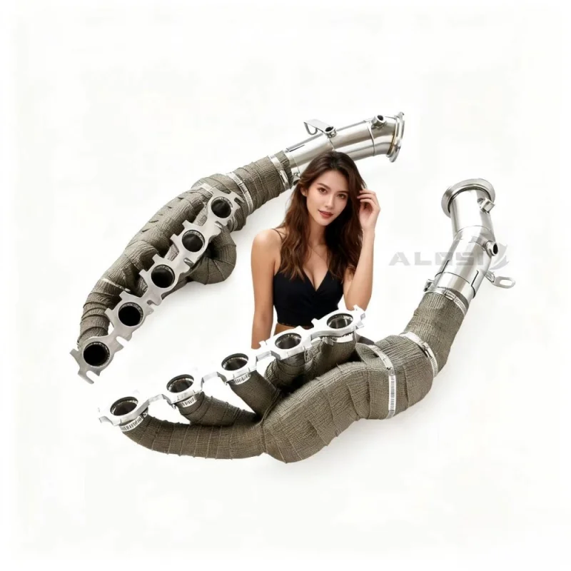Exhaust Manifold Head for Lamborghini Huracan STO 5.2 2020-2025 Exhaust Pipe with Heat Shield Car Exhaust Power Upgrade