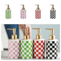 Ceramic Ceramics Liquid Lotion Container Refillable Large Capacity Foaming Soap Dispenser Empty 300ml Foam Hand Pump Bottle