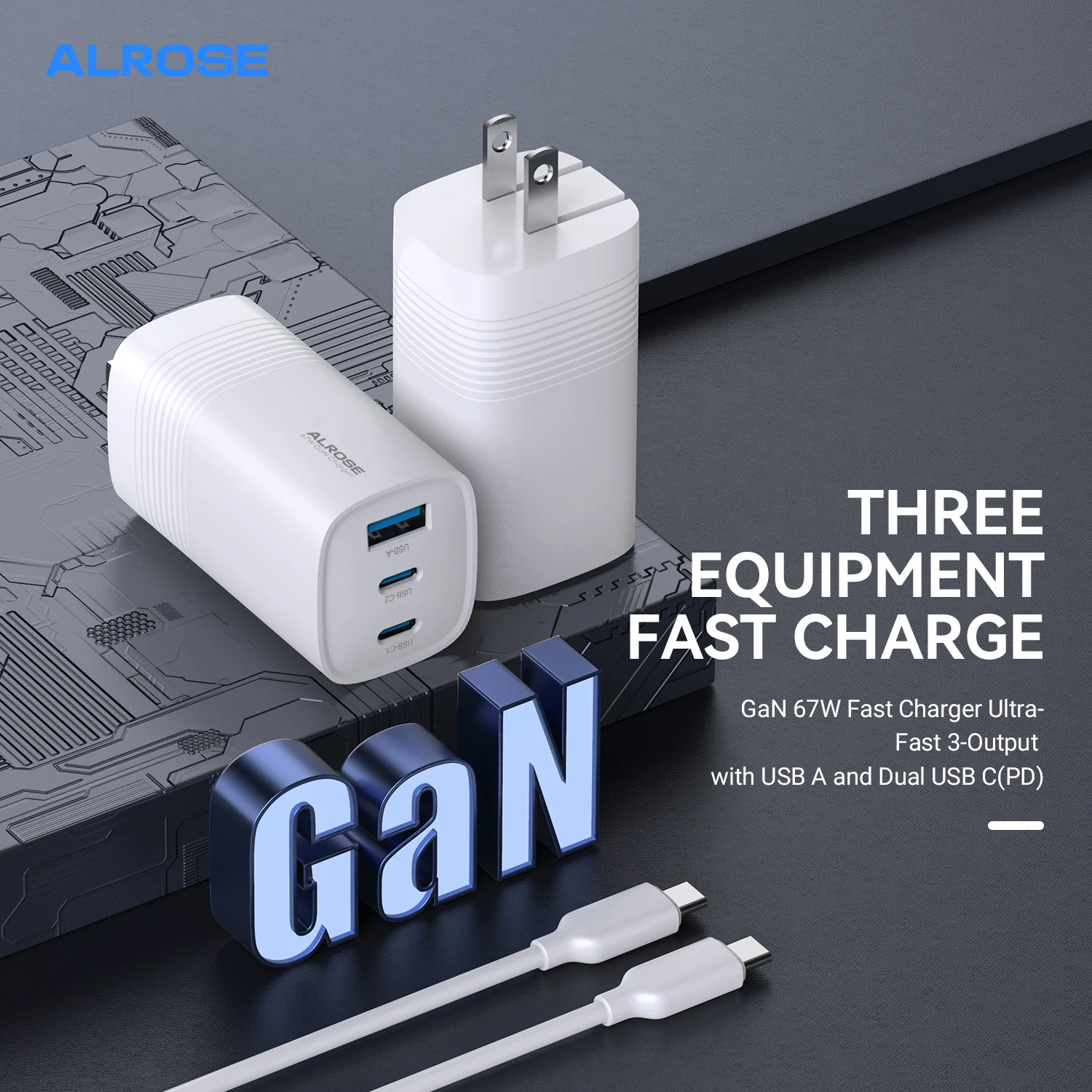 شاحن GaN USB من النوع C بقدرة 65 وات 45 وات PPS PD QC4.0 شاحن سريع لأجهزة الكمبيوتر المحمول Macbook IPAD Tablet iPhone 17 Samsung والمزيد #6