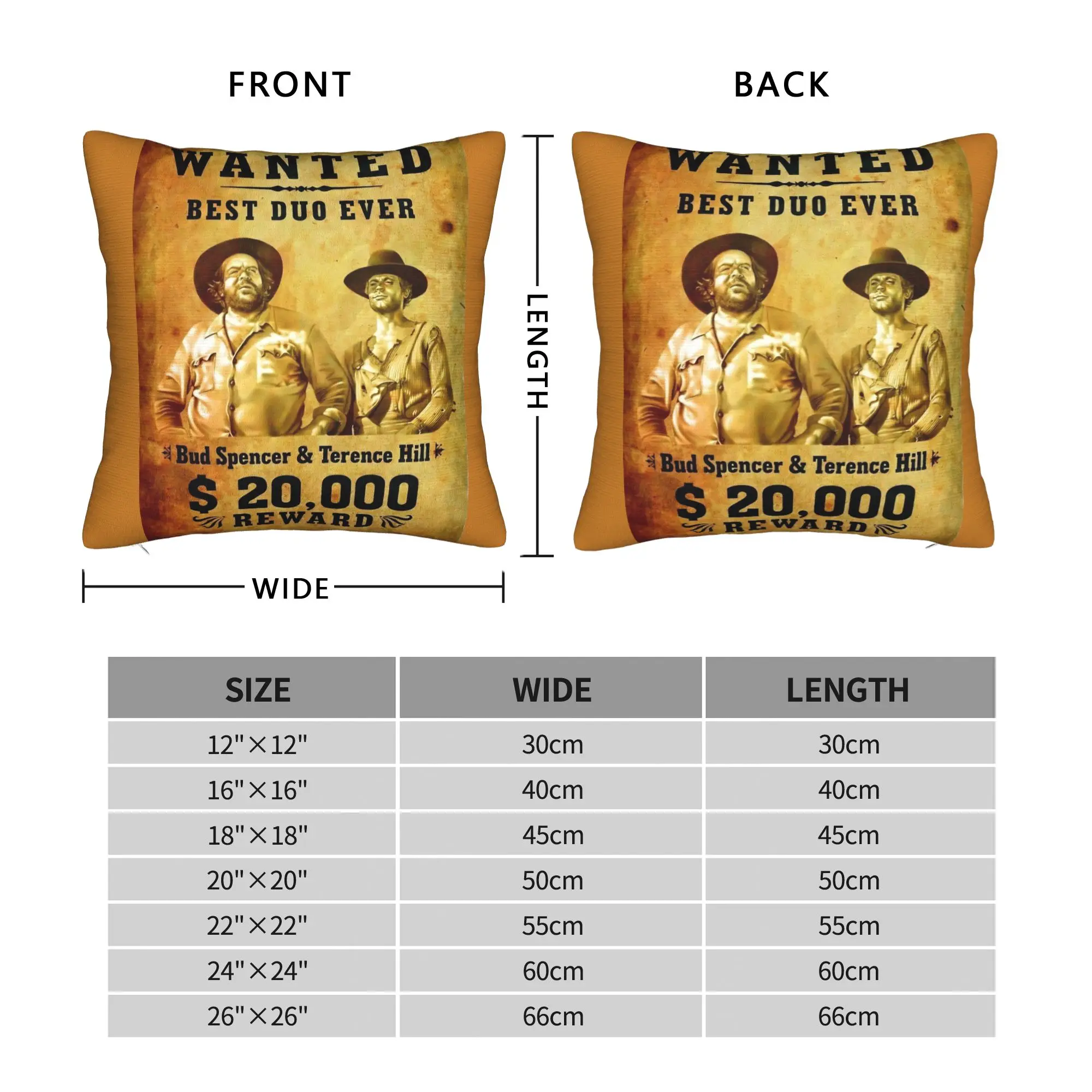 Pillow Case Bud Spencer Poster Soft Italian Actor Pillow Cover For Chair Sofa Home Decor Vintage Pillowcases