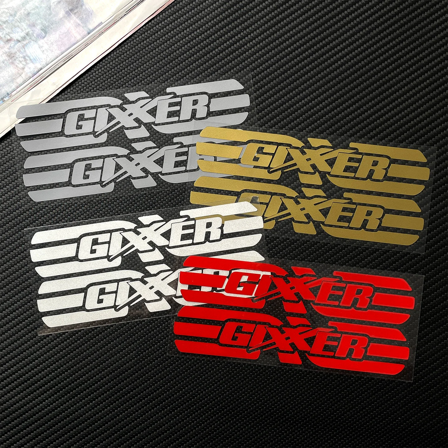 For Suzuki Gixxer SF 155 250 150 FI Reflective Motorcycle Sticker Decor Moto Body Front Fork Suspension Vinyl Accessories Decal