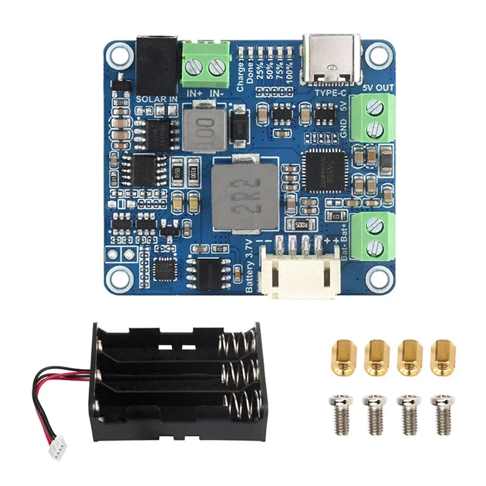 

Multi LED Indicators Supports V V Solar Panel V V Solar Panel Waveshare Solar Power Manager Module D Battery Charging