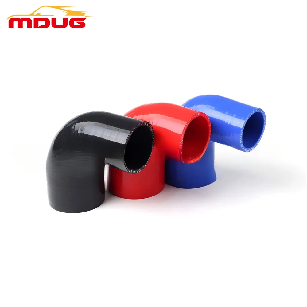 

1''~5'' 90 Degree Silicone Elbow Pipe Intake/ Intercooler Hose Turbo Coupler Length- 4"/102mm（Color please note）