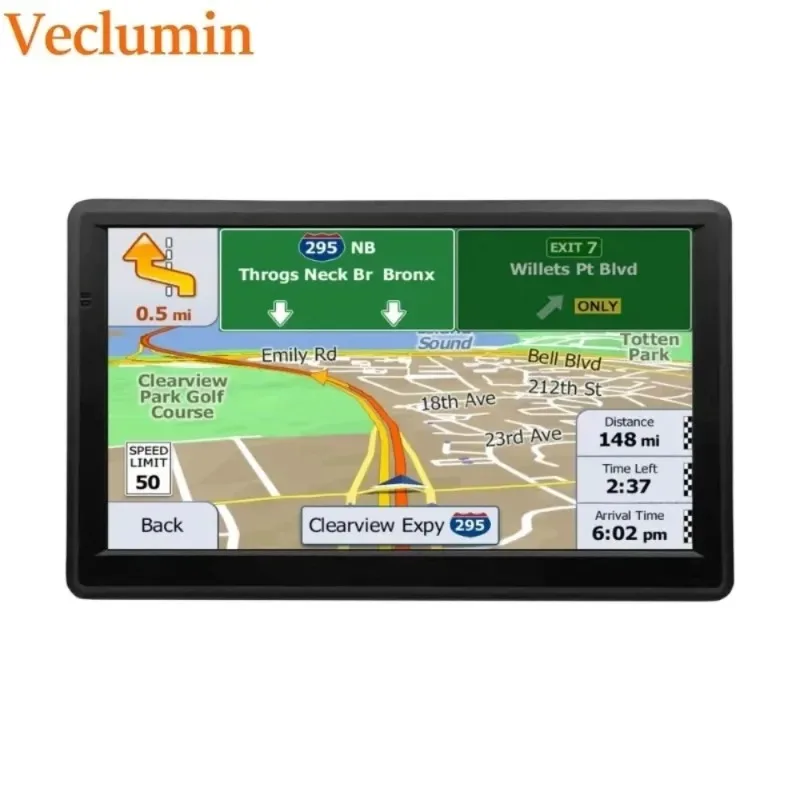 5/ 7/ 9Inch Portable Car GPS Navigation for English-Speaking HD Dedicated 8G+256M Multi-functional Touch Screen GPS Navigation