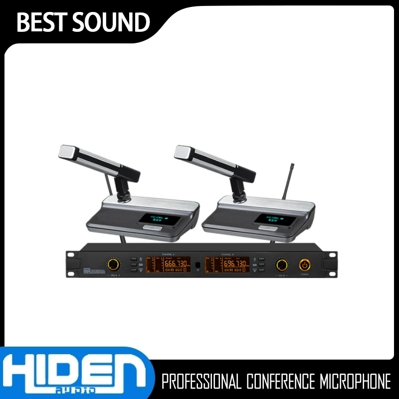 

TS-9002CS Automatic Frequency Alignment And Anti-interference Professional Conference Microphone UHF Frequency Band