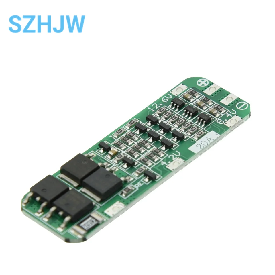 3S 20A Li-ion Lithium Battery 18650 Charger Protection Board PCB BMS 11.1V 12V 12.6V Cell Charging Protecting Module