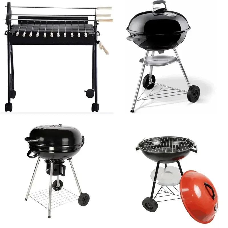 Portable Multifunctional Outdoor Charcoal BBQ Grill High Quality
