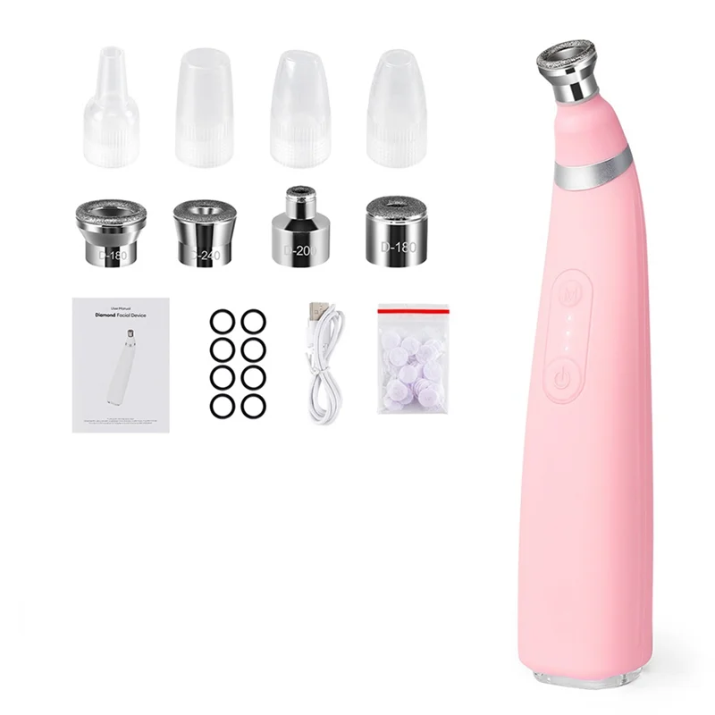 【SURPRISE】 Machine portative de nettoyage du visage de microdermabrasion de Machine d'épluchage de diamant exfoliant tenu dans la main pour éliminer les points noirs