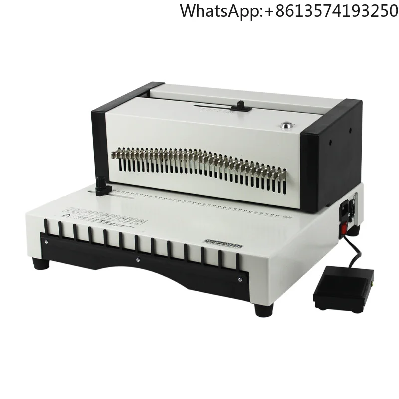 STARPRINT A4 Electric Wire Binding Machine with Hole Puncher 18.5kg Weight for Office Documents Loose-Leaf Calendar Binding