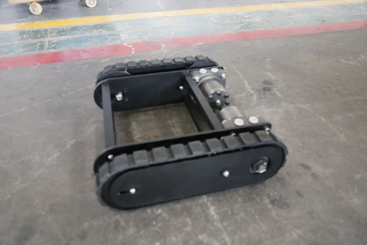 Rubber tracked undercarriage platform rubber track chassis