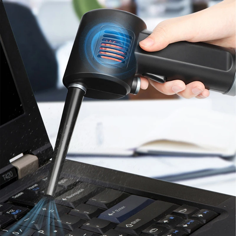 Mesin Pembersih Debu Komputer Pengisian Daya USB Pistol Pembersih Lensa Kamera Pistol Peniup Debu Kecil Rumah Tangga Artefak Pembersih Mobil