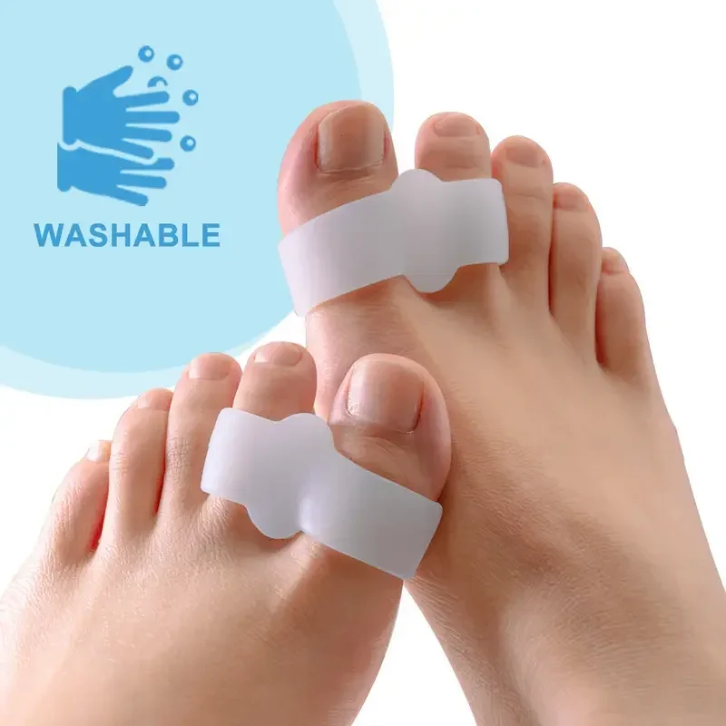Bunion Corrector 1 paar - Comfortabele ademende siliconen teenscheider voor heren Dames - Pijn verlichten Correcte overlappende tenen