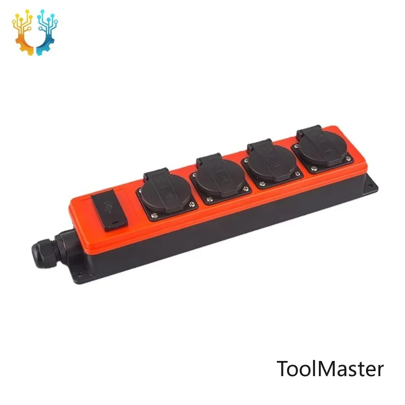 

【2026】ZNPON 4-Way 16A European Socket 5/10/20m Power Strip With USB Outlet & Schuko Socket IP44 Weatherproof Extension Lead TB02