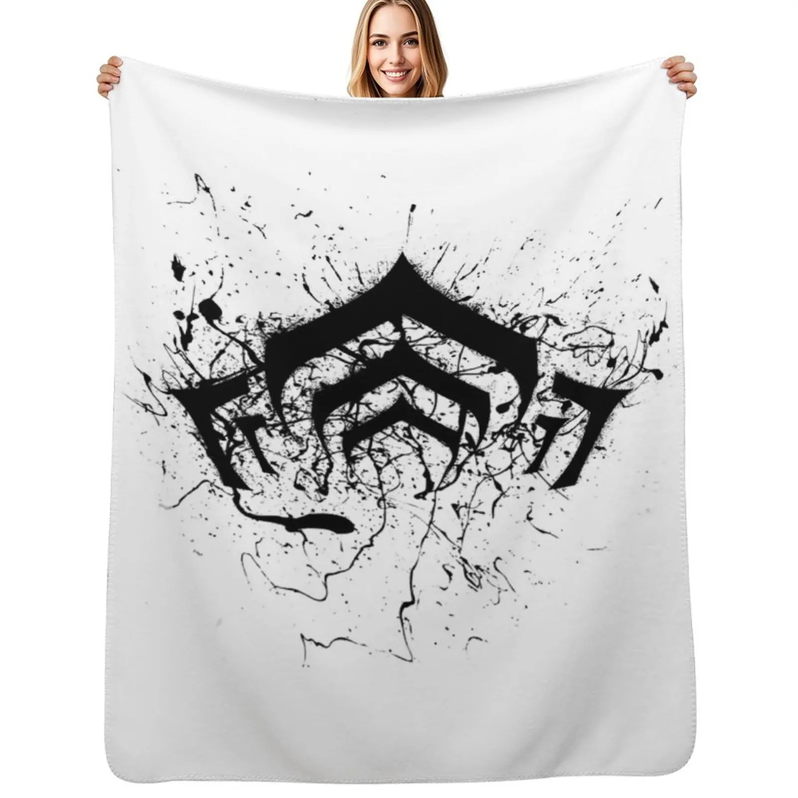 warframe logo Throw Blanket Summer Soft Blankets For Baby valentine gift ideas Tourist wednesday Blankets