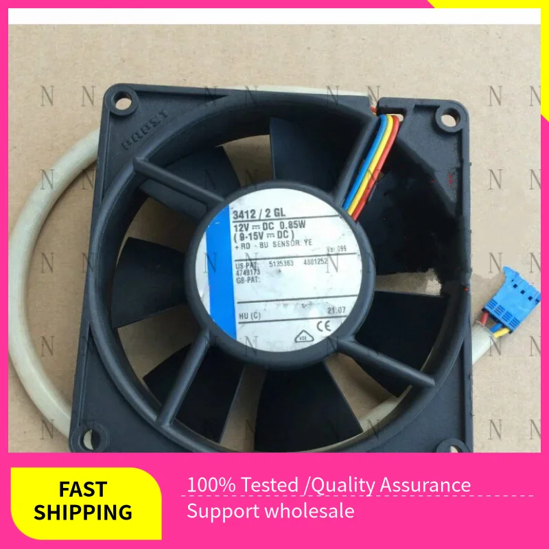 

YJJ FOR Ebmpapst Inverter Silent Cooling Fan 3412/2GL 92*92*25mm 12V 0.85W