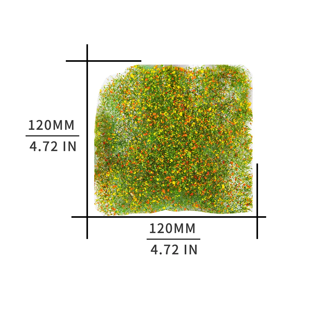 Architettura Scala HO N Modello di fiore Shurb Polvere di foglie di vegetazione Particelle fini Treno Esercito Tavolo di sabbia Modello Scena Creazione di maglie