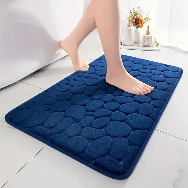 3d Antislip Badmat Badmatten Absorberend Deurmat Tapijt Geplaveide Deur Met Reliëf Vloermatten Machine Wasbaar Sneldrogend